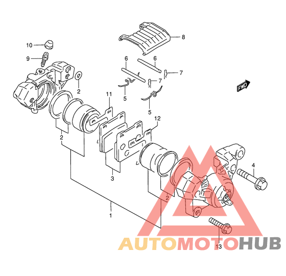Задний суппорт