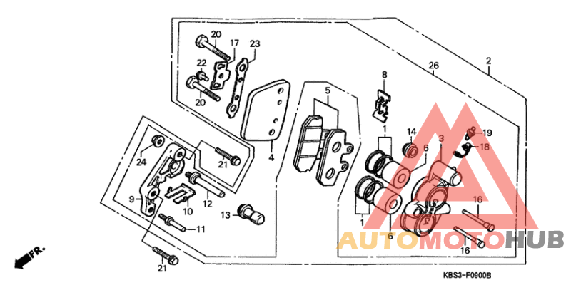 Передний суппорт