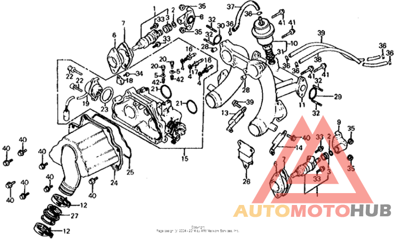 Throttle body + intake manifold