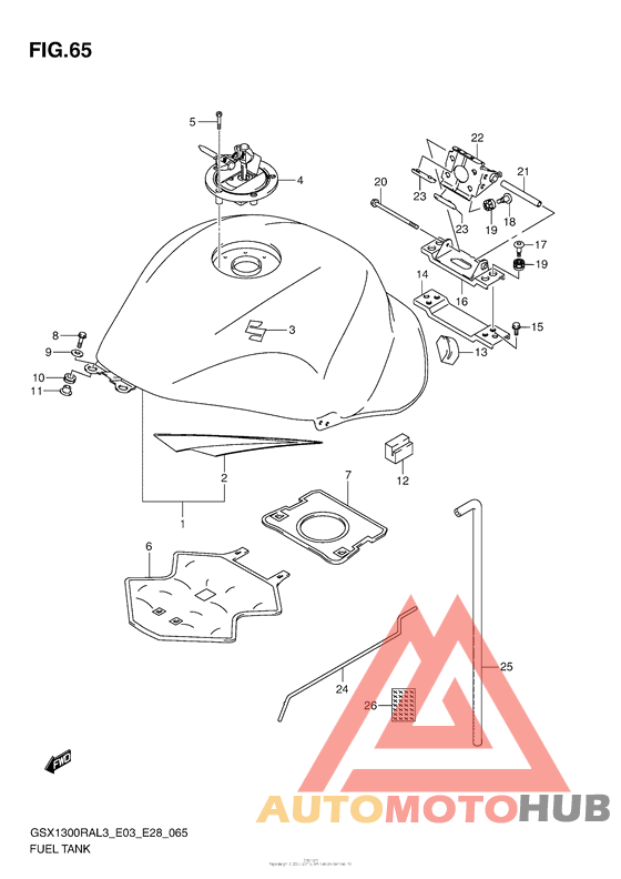 Fuel Tank (Gsx1300Ral3 E33)