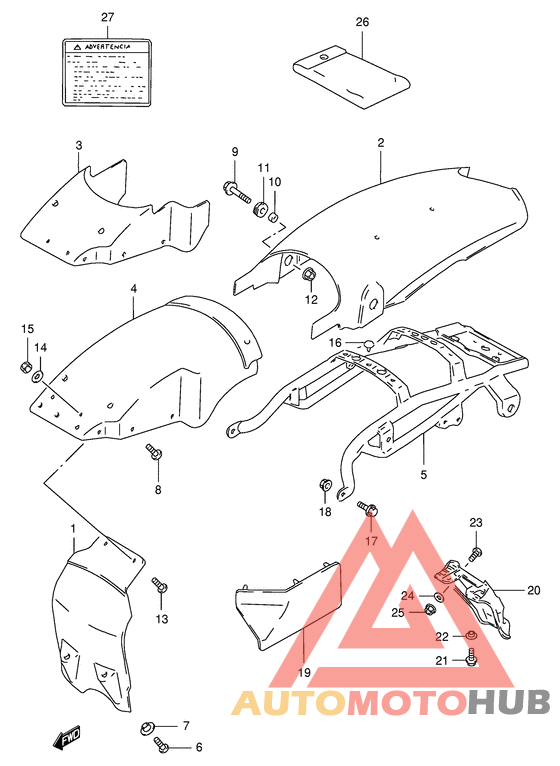 Заднее крыло
