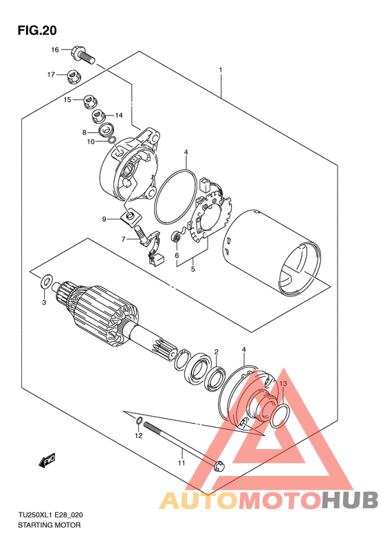 Стартерный мотор