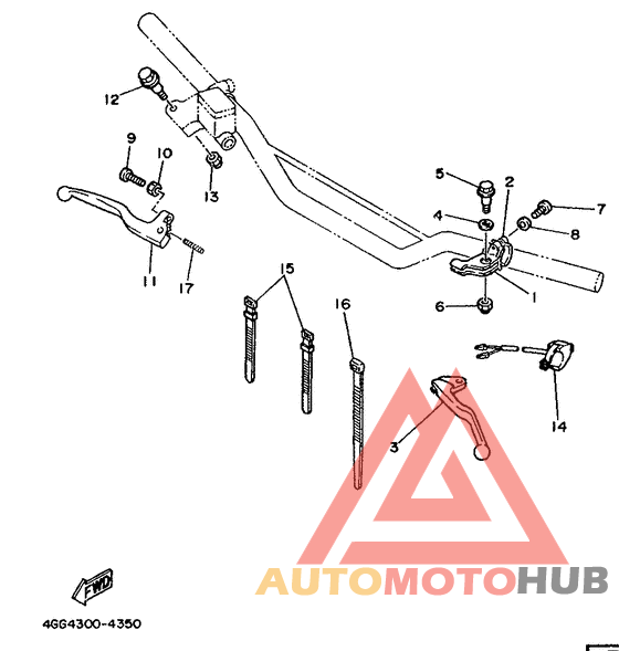 Handle switch. lever