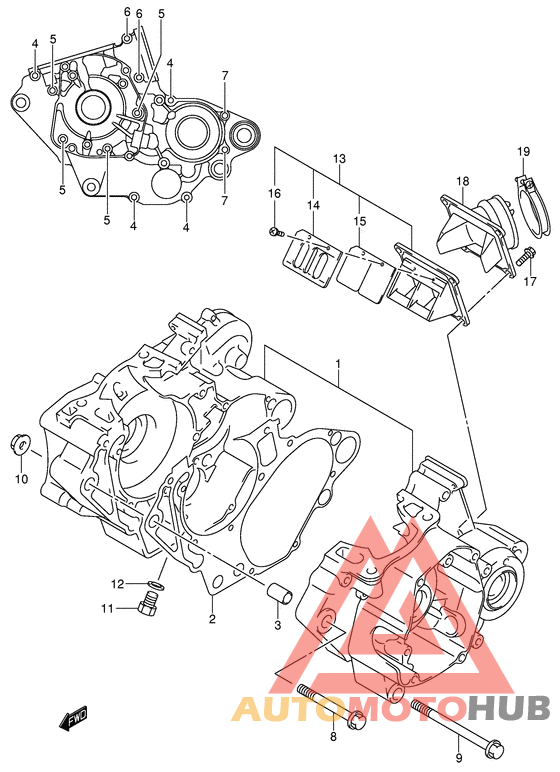 Картер двигателя
