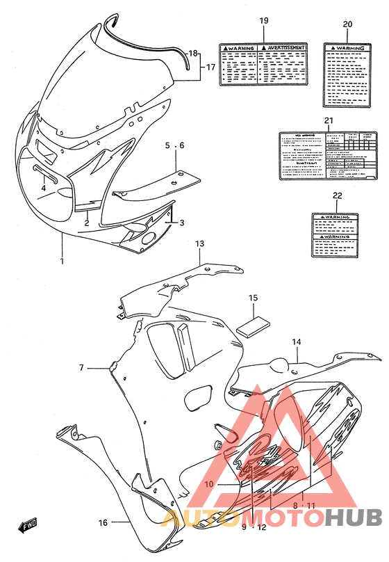Cowling body