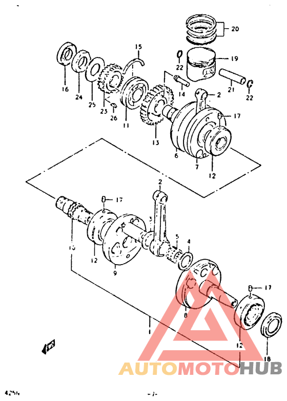Вал коленчатый