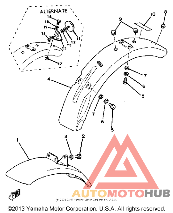 Front fender - rear fender