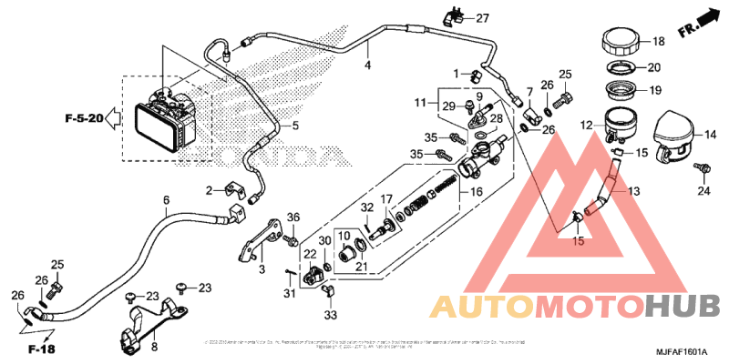 Rear Brake Master Cylinder (2)