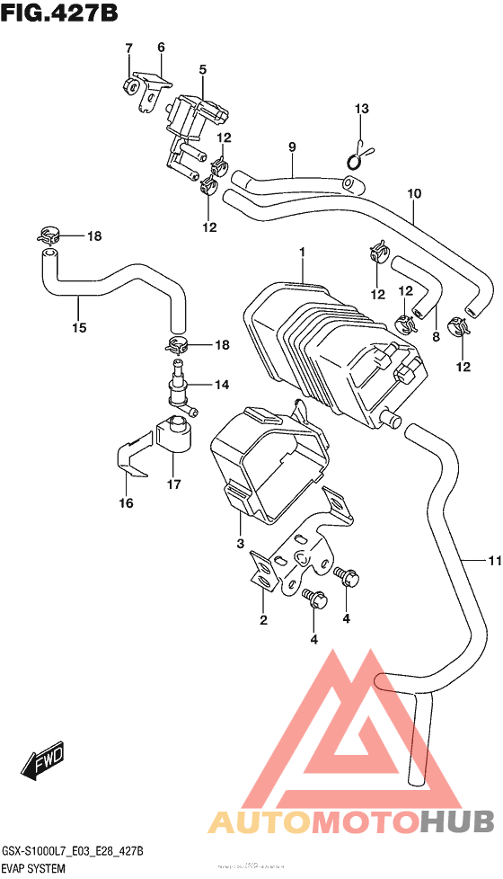 Evap System (Gsx-S1000Al7 E33)