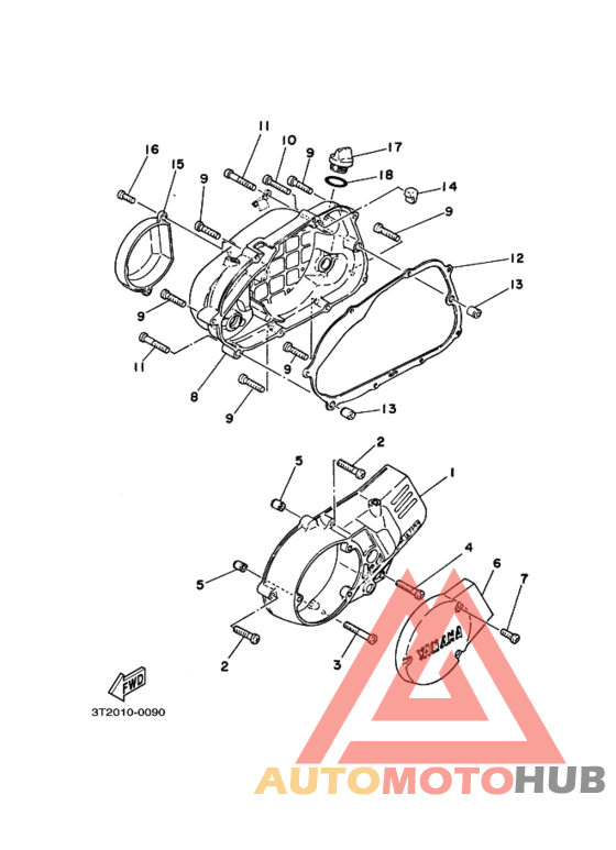 Crankcase cover ass`y  (v