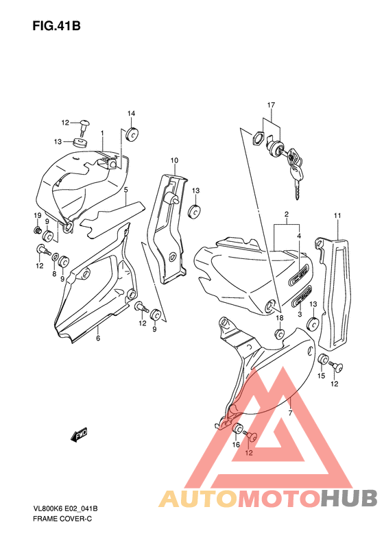 Обтекатель задний
