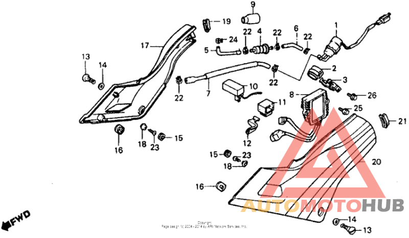 Side cover + fuel pump + rectifier
