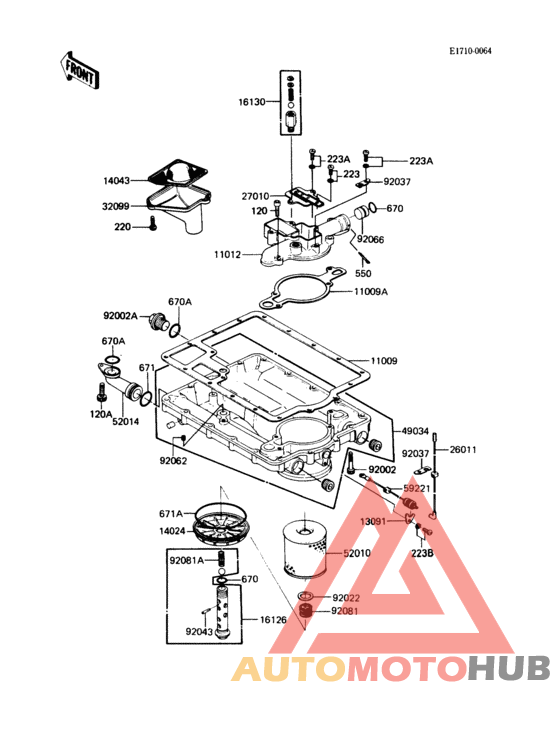 Oil pan/oil filter