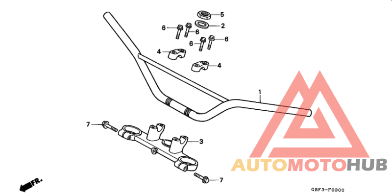Handle pipe/top bridge