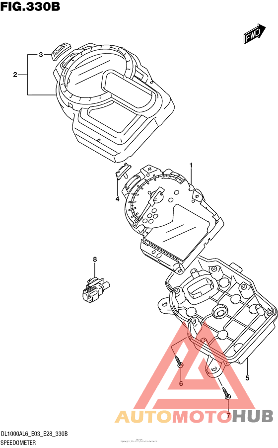 Speedometer (Dl1000Al6 E28)