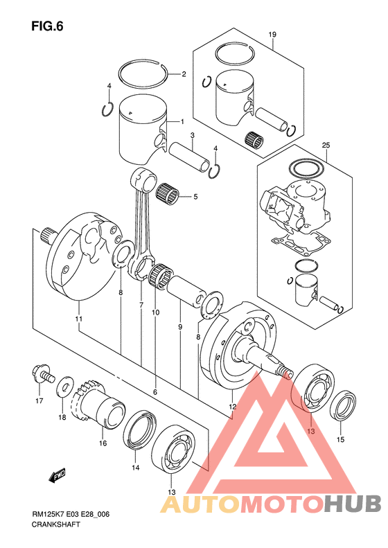 Вал коленчатый