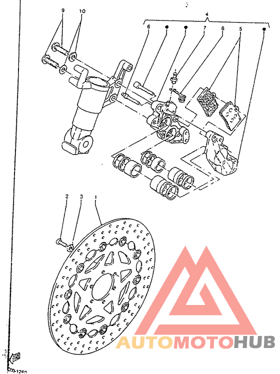 Front brake. caliper