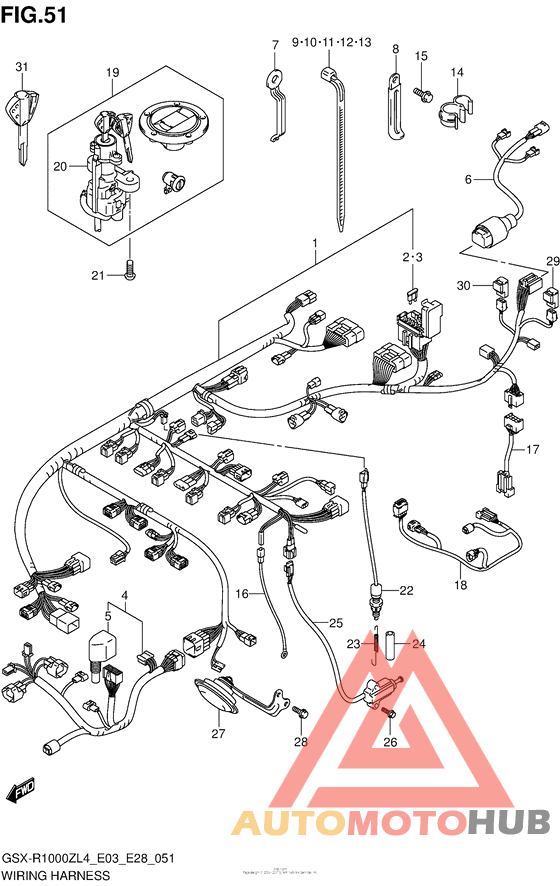 Wiring Harness (Gsx-R1000Zl4 E28)