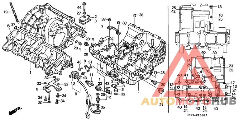 Картер двигателя