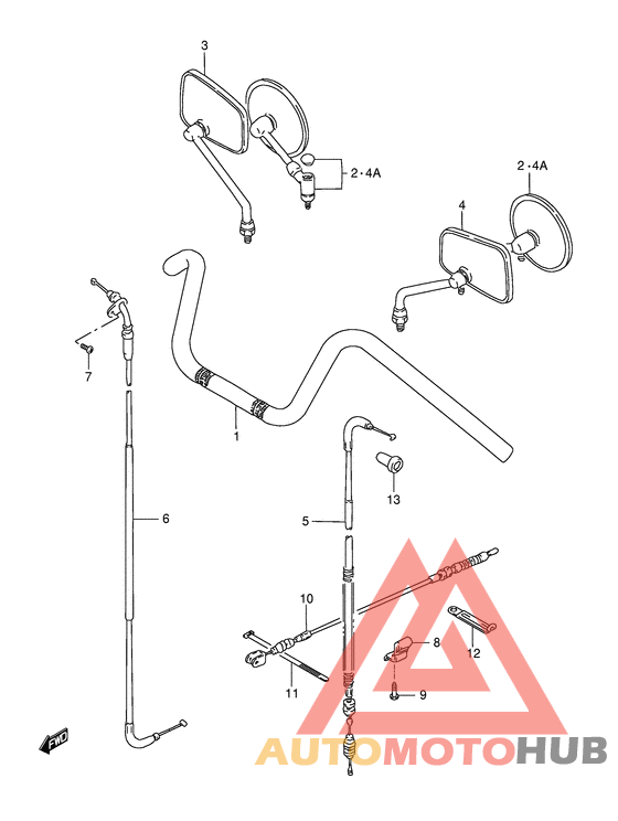 Руль -тросы
