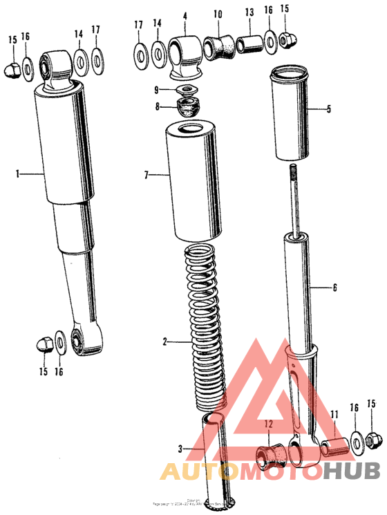 Задние амортизаторы