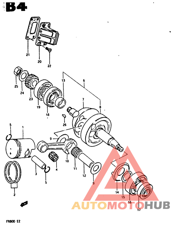 Вал коленчатый