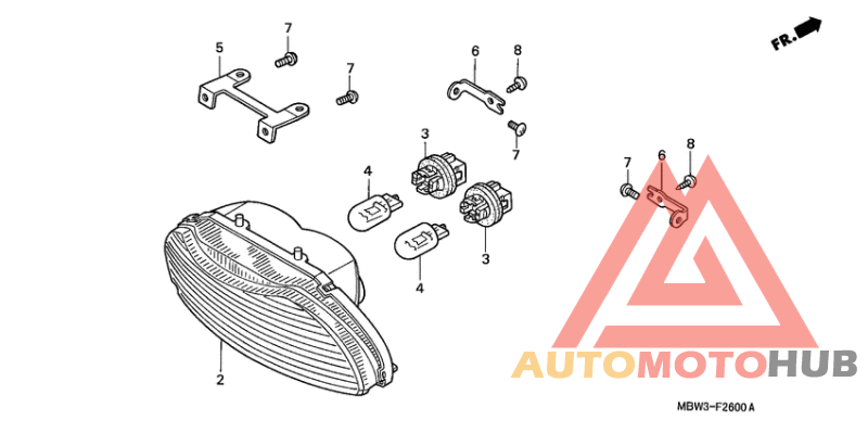 Taillight unit ass`y