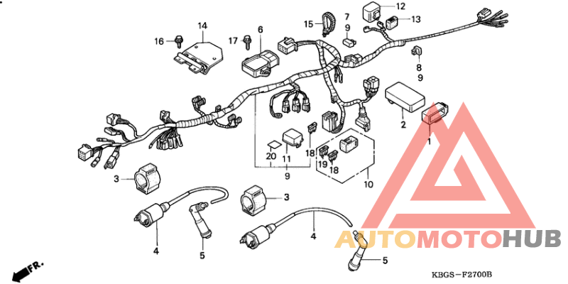 Wire harness/ ignition coil