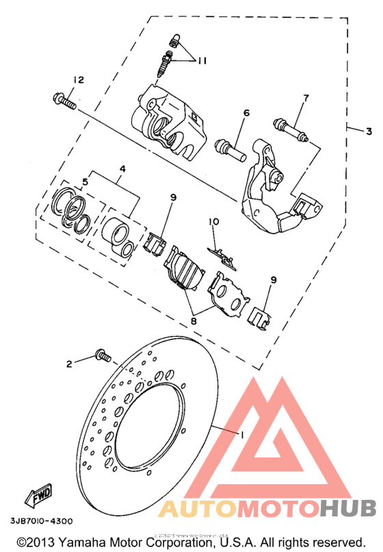 Передний суппорт