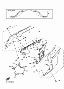 YZF-R1 Боковые обтекатели
