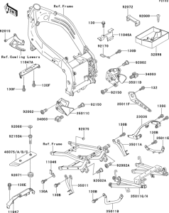 ZX400 Battery case(1 / 2)