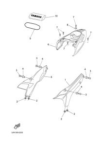 BT1100 Боковые обтекатели