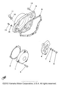 YZ465G Боковые крышки