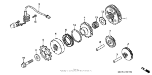 VFR800 (ABS) Генератор