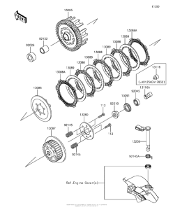 BR125 Сцепление
