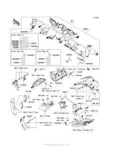 ZX1000 Chassis Electrical Equipment (Kdf / kef)