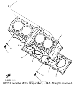 FZR600REC Цилиндры