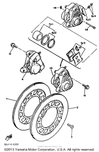 XVZ12DN Передний суппорт