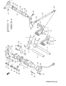 RF900 Переключение передач