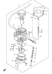 DR650 Carburetor assy