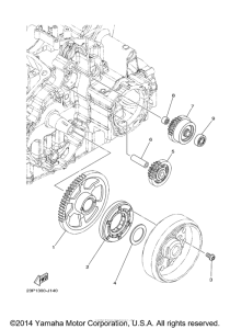 XT1200Z Муфта стартера