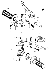 RM80 Рулевой рычаг