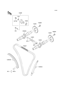 EN500 Camshafts / tensioner