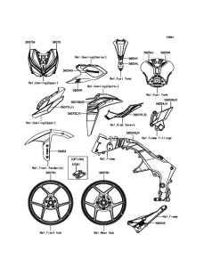 ZR1000 Наклейки