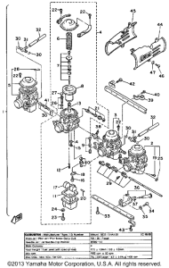XJ700XSC Карбюратор