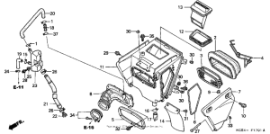 XR250R Air cleaner (ac)