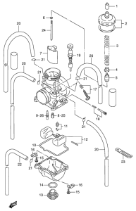 RM125 Carburetor assy