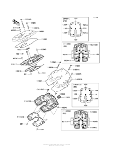 VN2000 Крышка головки цилиндров