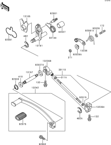 EN500 Механизм переключения передач