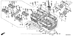 CB1100 (ABS) Головка цилиндров